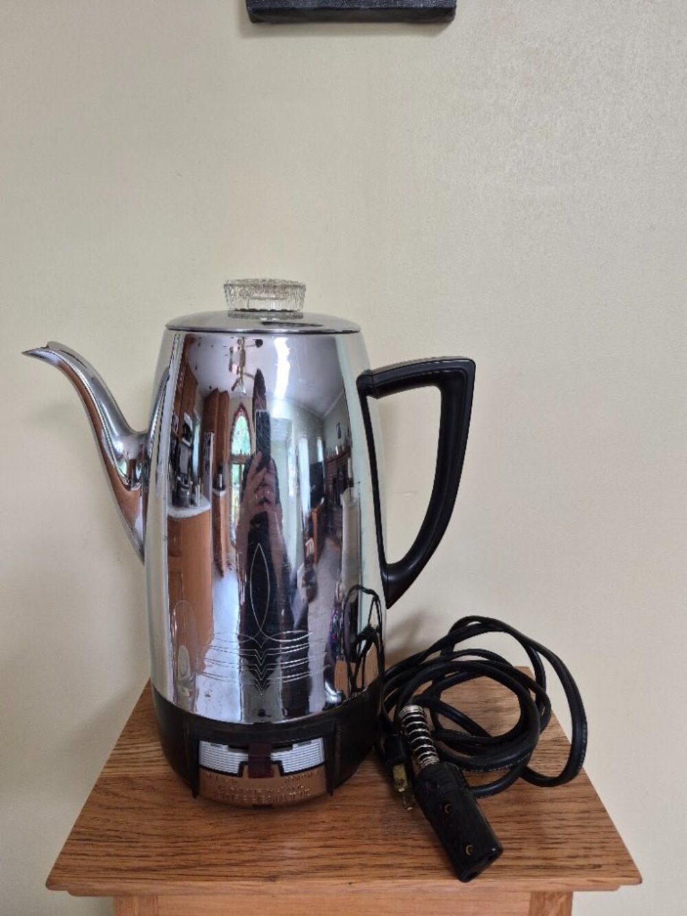Vintage Universal Coffeematic Chrome Electric Percolator